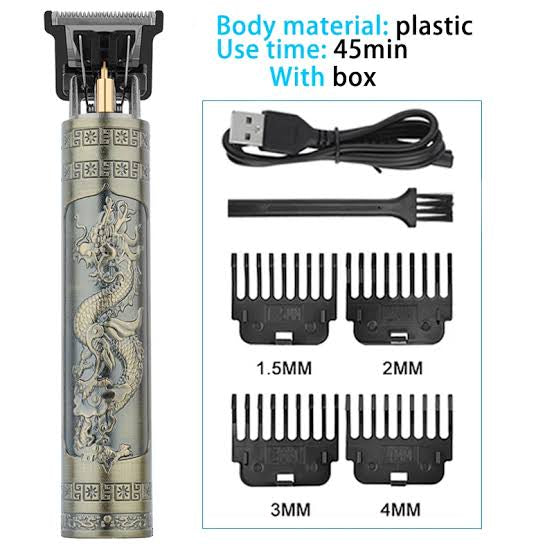 Vintage T9 Hair Trimmer For Men (metal)